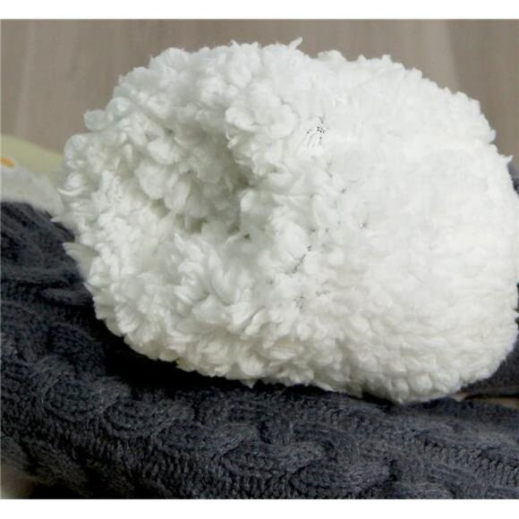 Slipper Socks for Women with Gripper - Winter Non Slip Thick Fuzzy Socks - Warm - Picture 6 of 7